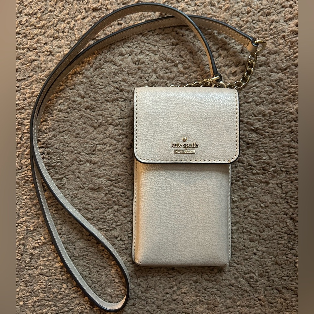 Kate Spade Ivory Crossbody Phone Holder